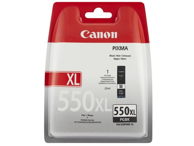 Blekk Canon PGI-550XL PGBK sort