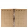Kalender A5 Kraft Timeless Diary