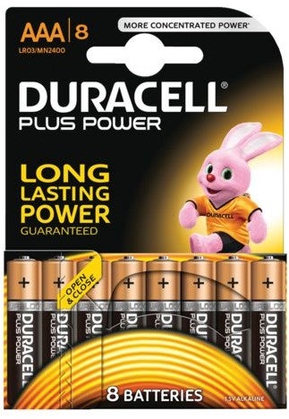 Batteri Duracell Plus Power Aaa (8)