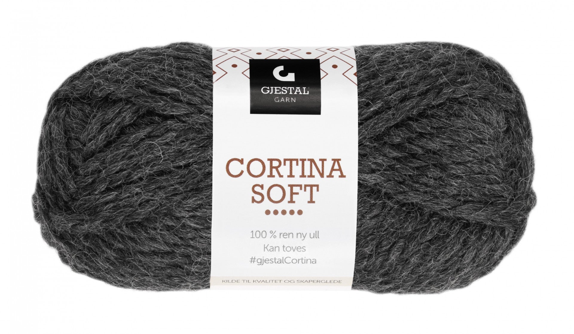 Garn Gjestal Cortina Soft 50g Koks melert