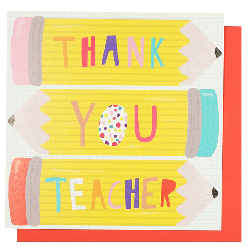 Systemkort PC Thank You Teacher Pencils
