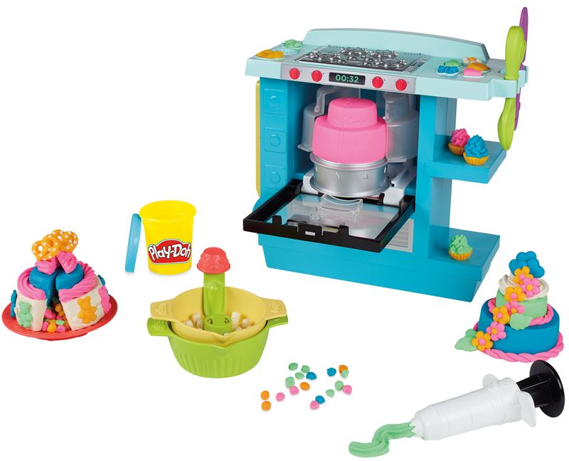 Play-Doh kitchen rise in the oven