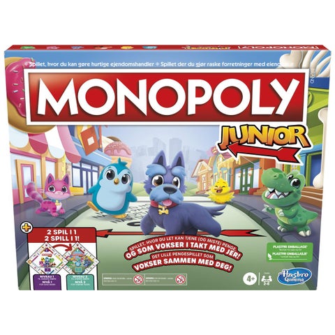 Spill Monopoly Junior 2 Games In 1