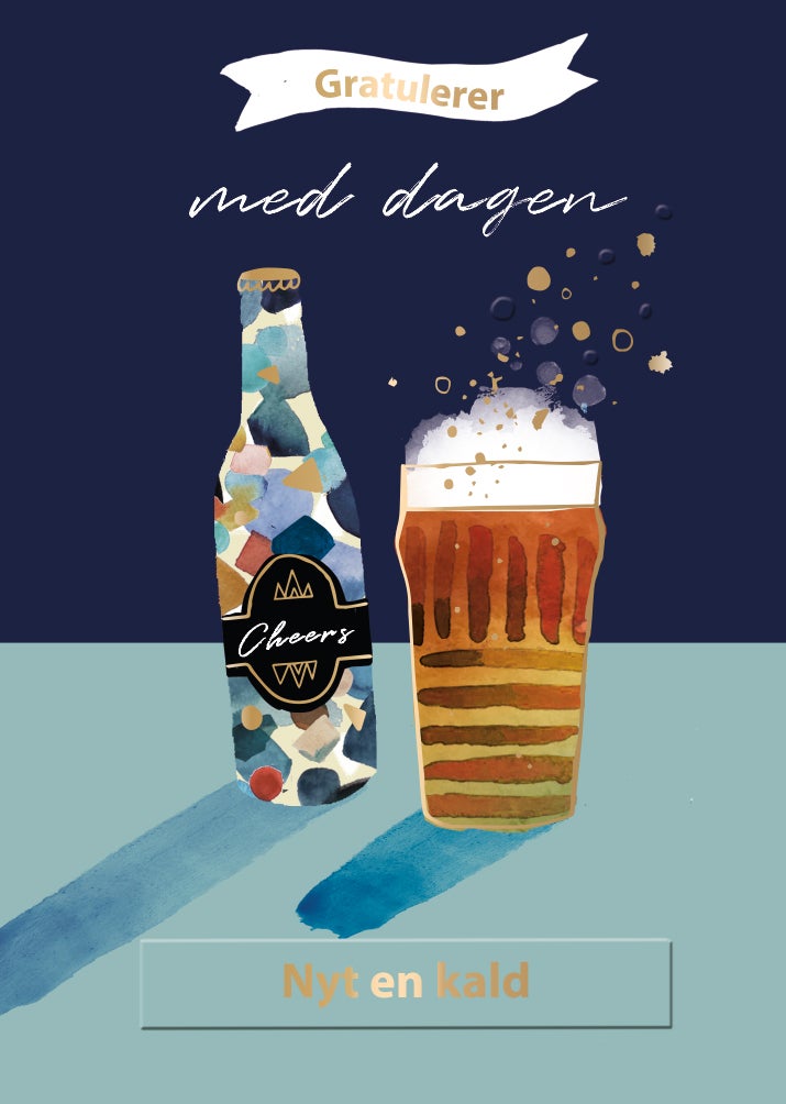 Kort Diego Flaske og glass