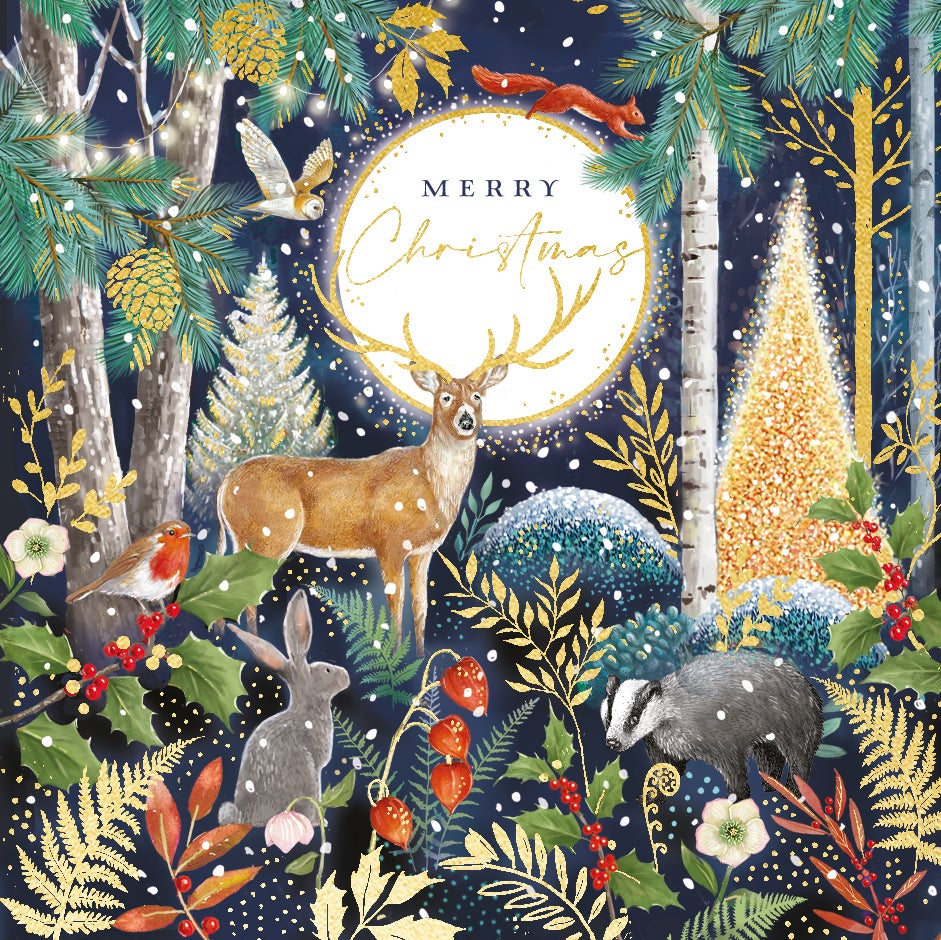 Julekort 10pk Winter Wonderland
