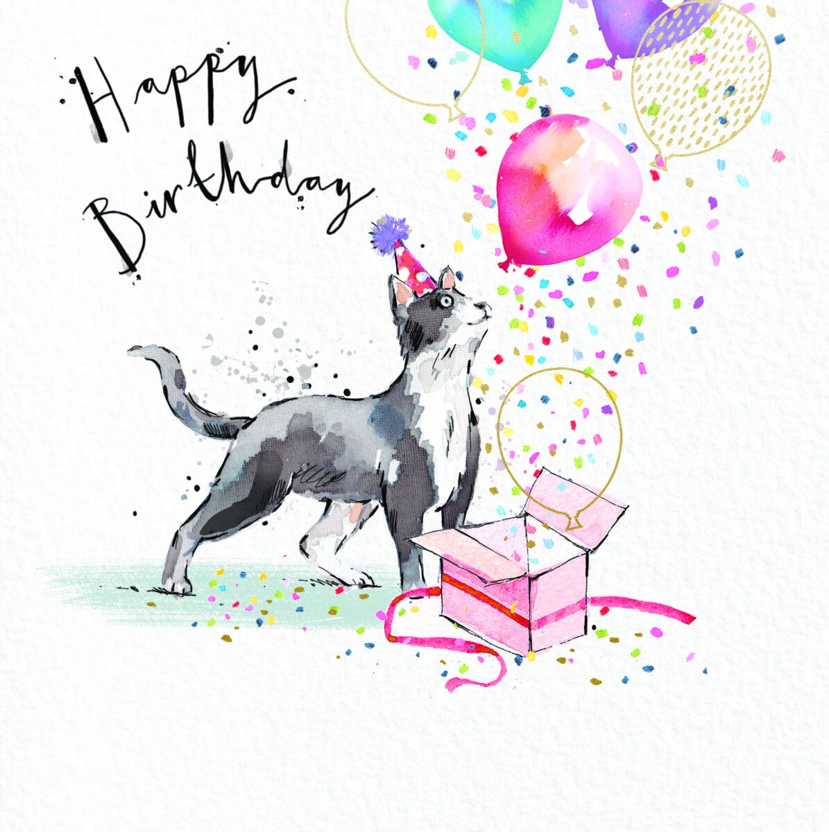 Kort Tails and Whiskers Birthday time