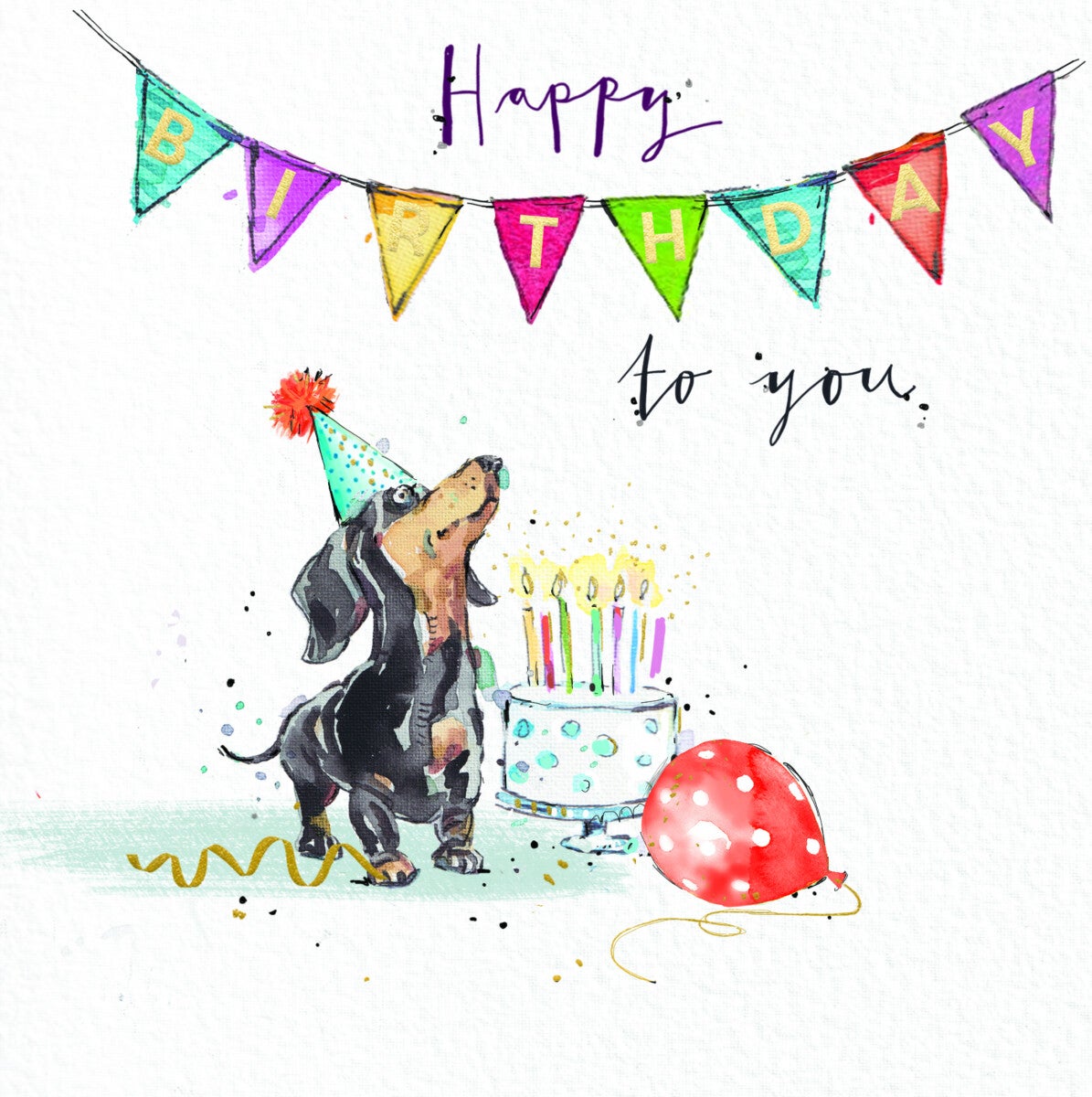 Kort Tails And Whiskers Happy Birthday