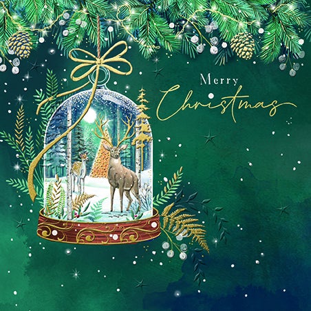 Julekort Lux Magical Christmas Kule 5pk