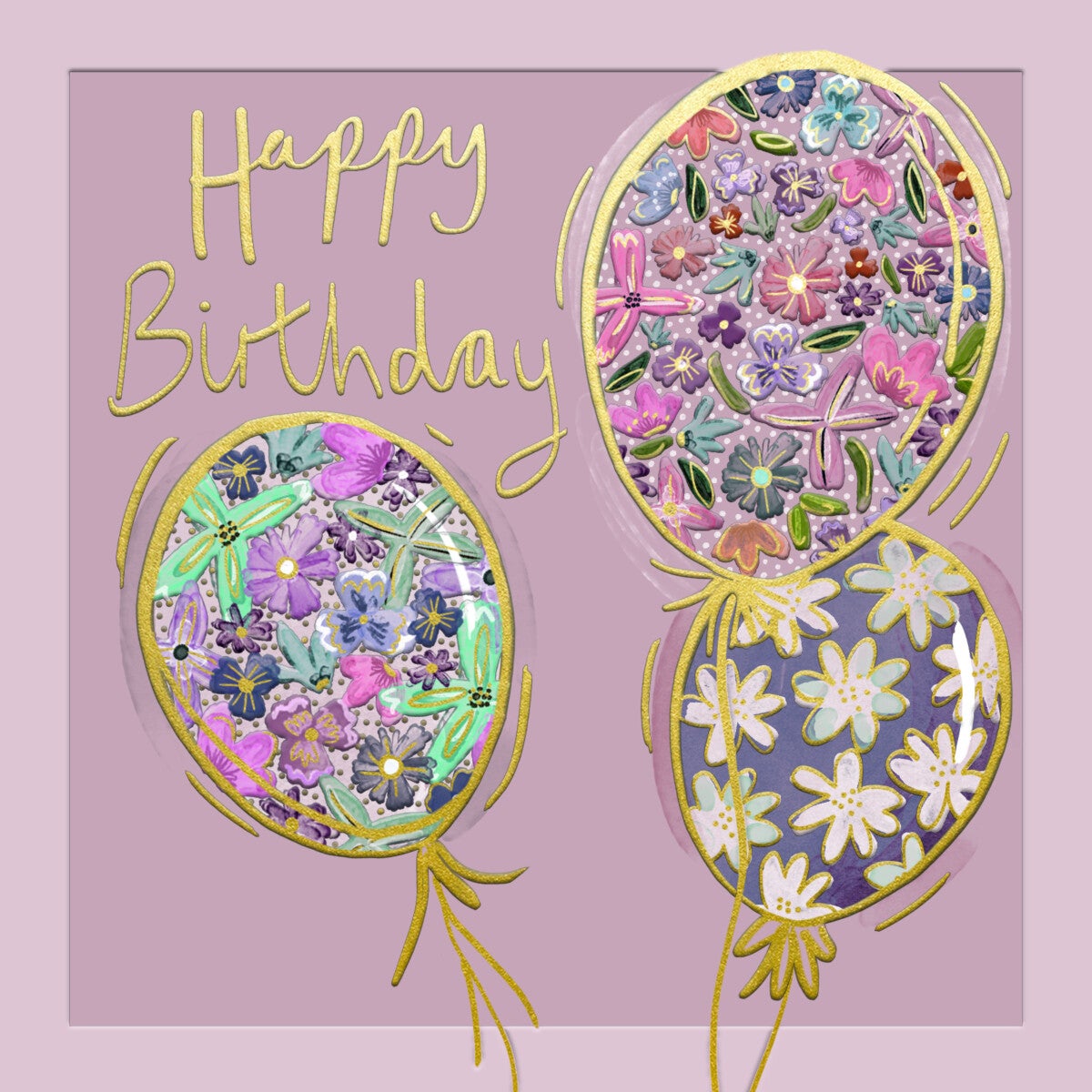 Kort Camellia Pretty balloons