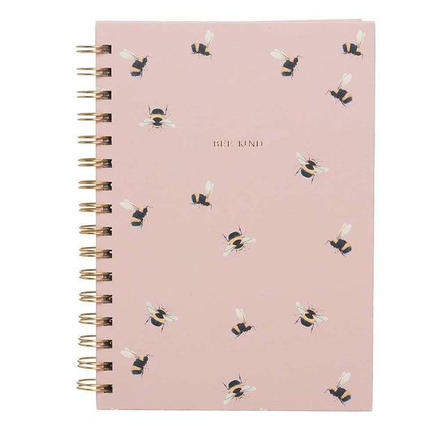 Notatbok A5 Rosa Bie/ Gull