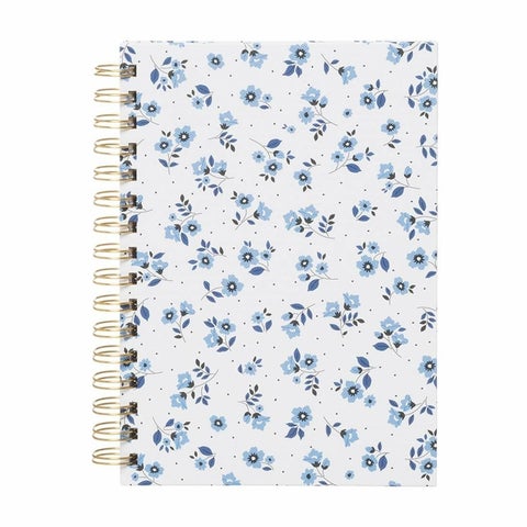Notatbok A5 Blå Blomster