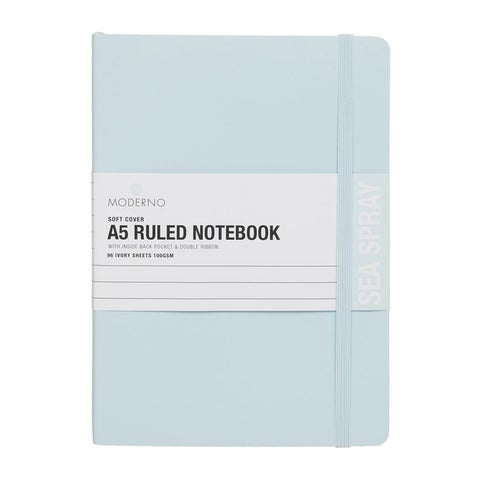 Notatbok Moderno Lyseblå A5 Myk Linjer