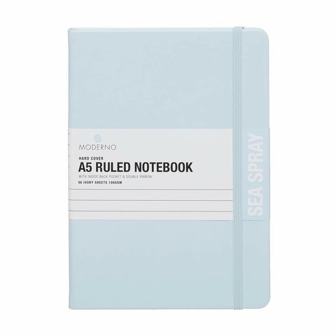 Notatbok Moderno Lyseblå A5 Hard Linjer