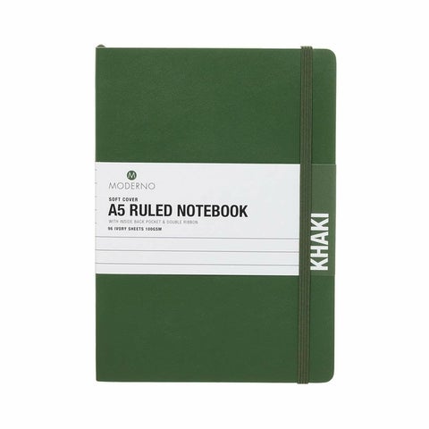 Notatbok Moderno Grønn A5 Myk Linjer