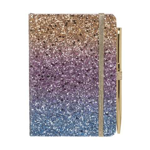 Notatbok A6 m/gullpenn Cosmic