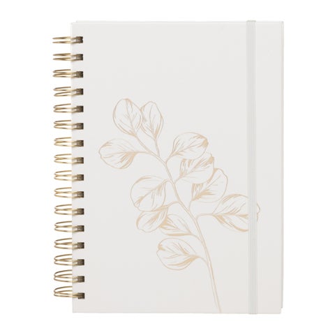 Notatbok A5 hard m/strikk Foliage