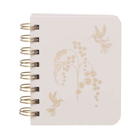 Notatbok m/spiral liten Hummingbird