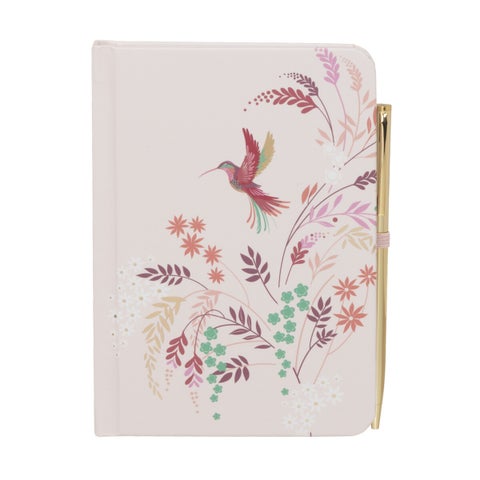Notatbok A6 m/gullpenn Hummingbird