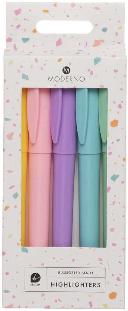 Highlighters Slim Pastell 5 pk Moderno