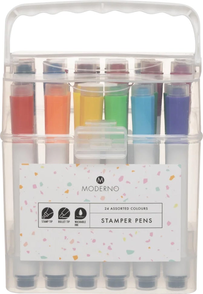 Pennesett m/ stempel 24 pk Moderno