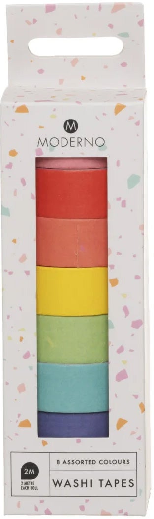 Dekortape Multi Washi 8 pk Moderno