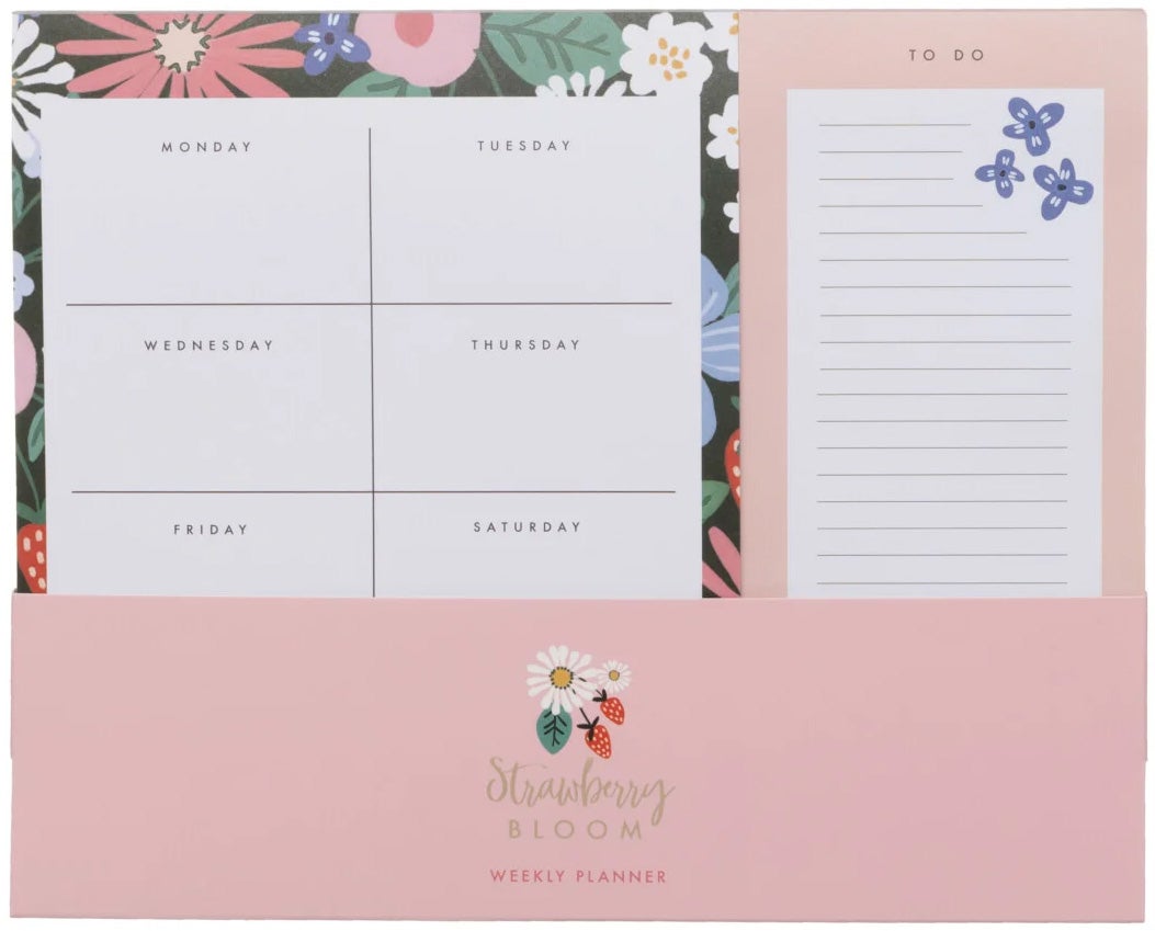 Ukesplanlegger m/ magnet Bloom