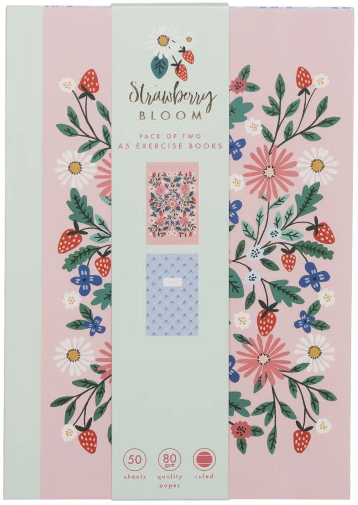 Skrivebok A5 2 stk. Bloom