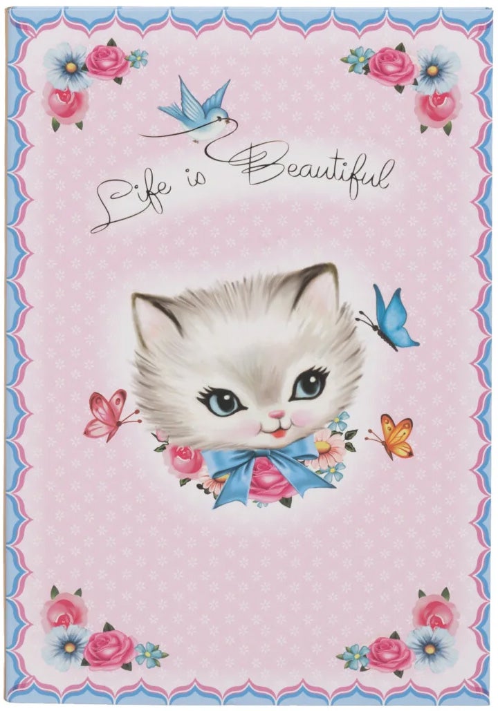 Notatbok A5 Vintage Katt