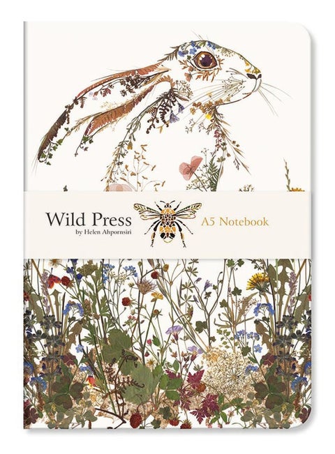 Notatbok A5 Luxury Wild Press Wild flower hare