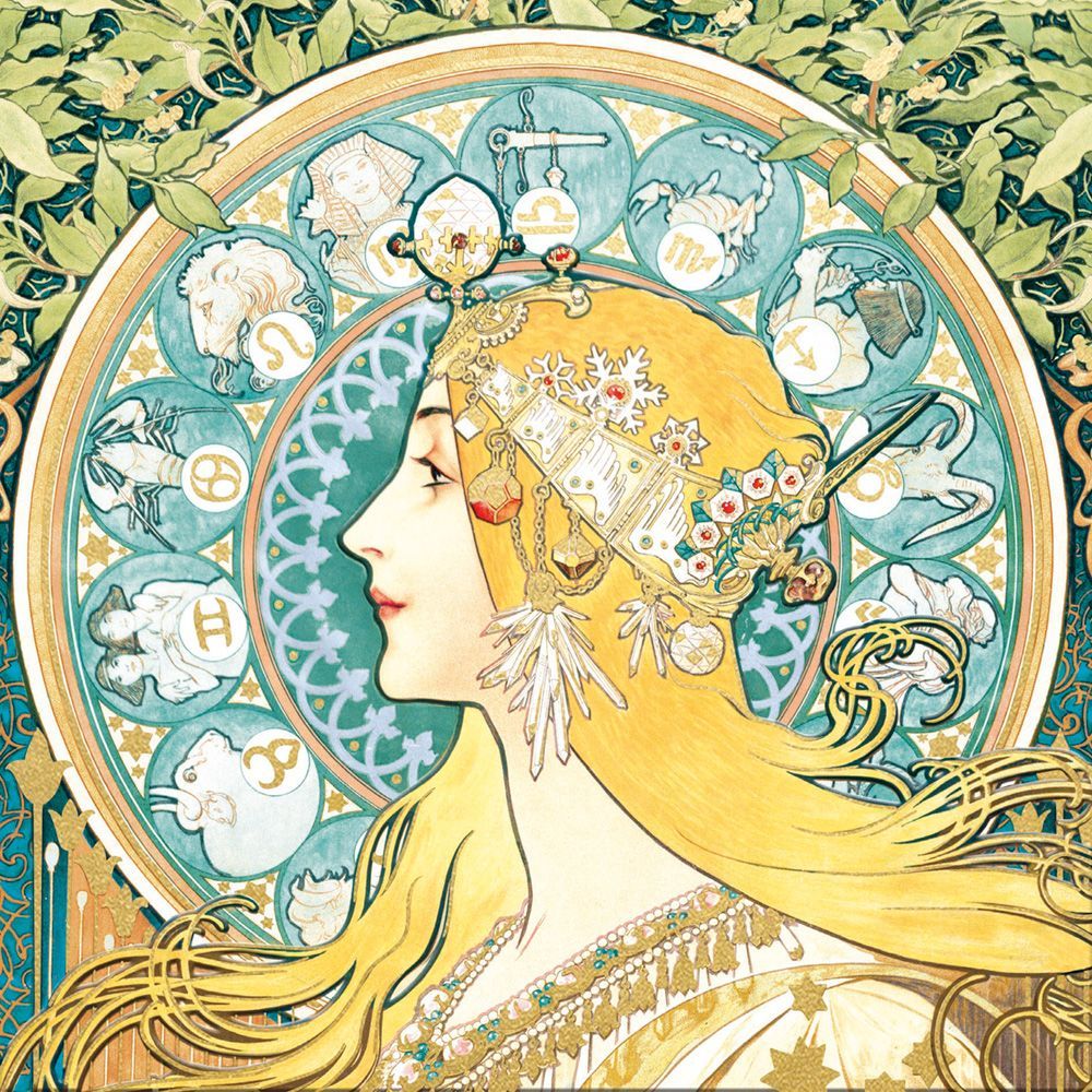 Kort V&A La Plume Zodiac