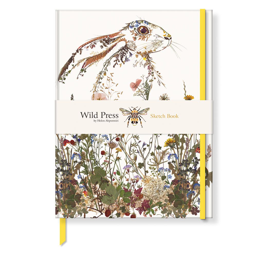 Bilde av Skissebok Wild Press Wild Flower Hare