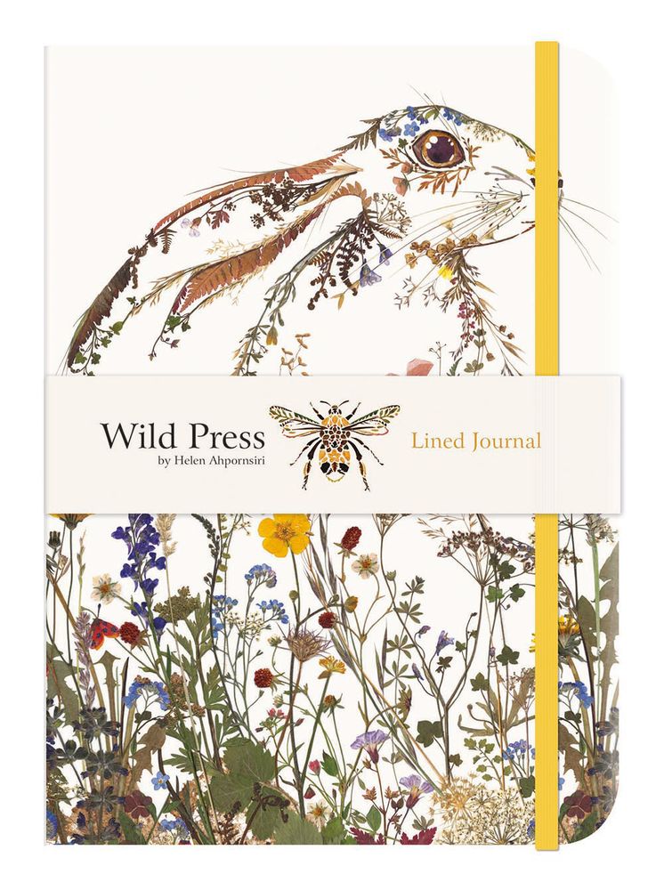 Bilde av Notatbok A6 Linjert Wild Press Wild Flower Hare