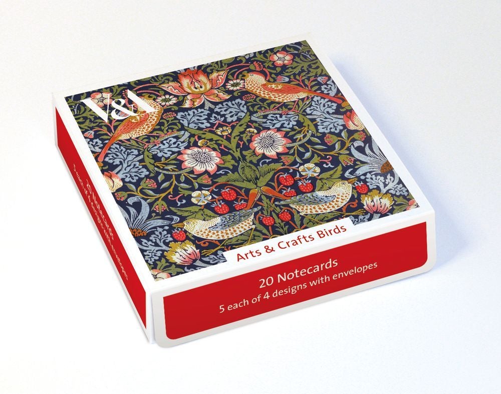 Kortpakke Arts & Crafts Birds 20 pk