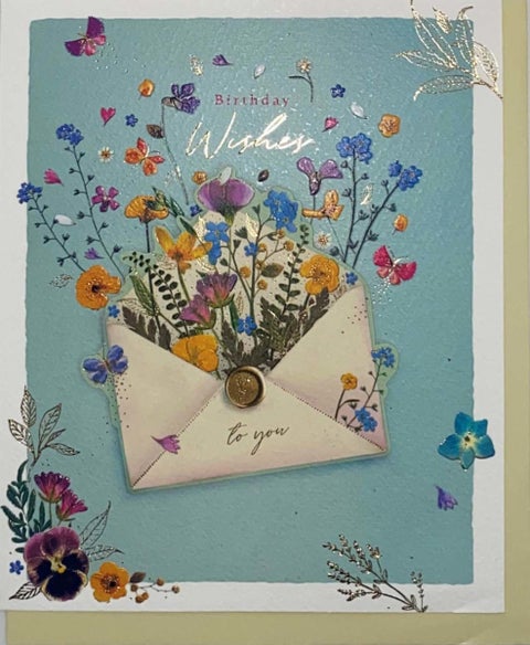 Kort Brev Happy Birthday