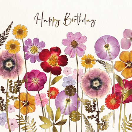 Kort Wildflower Press Flower Meadow