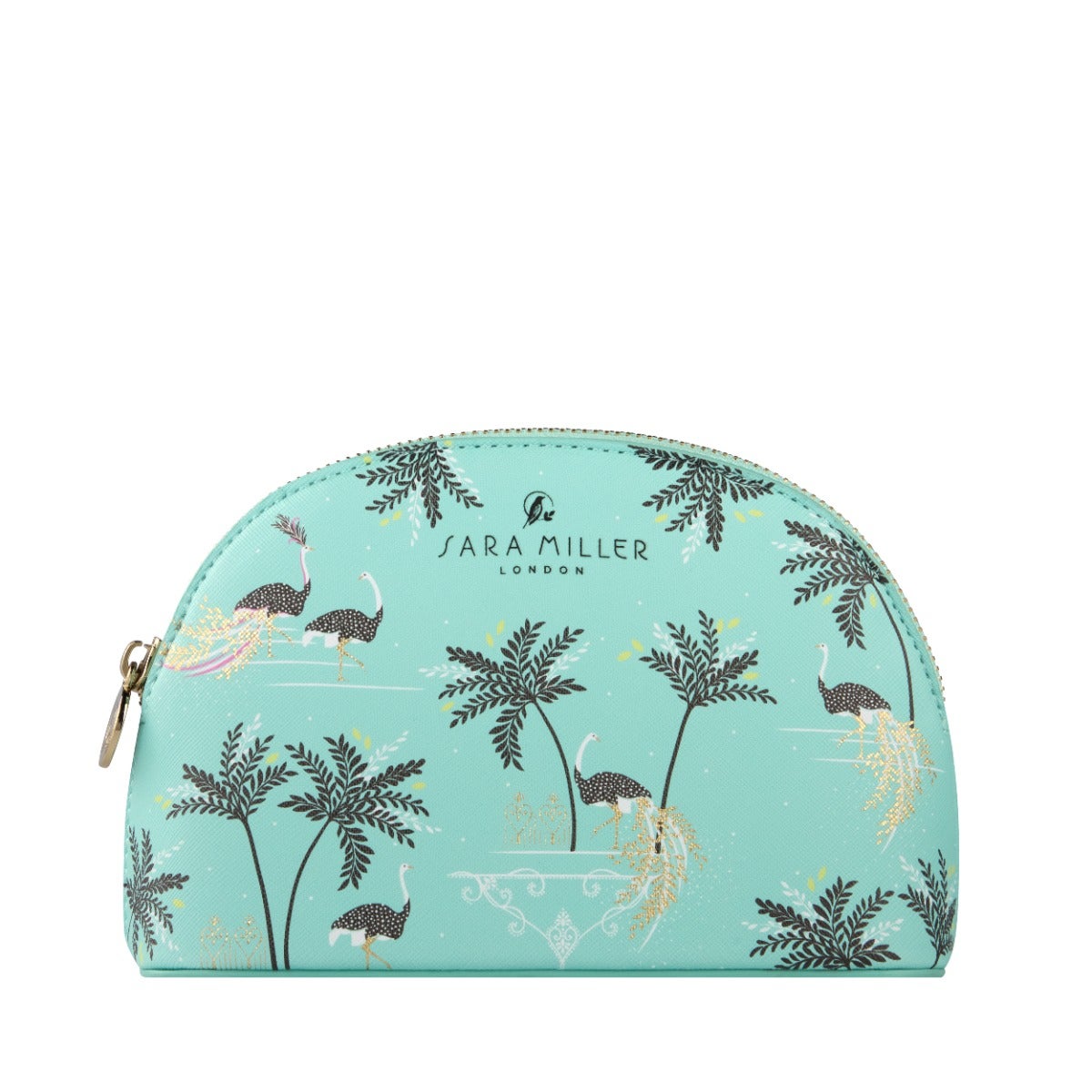 Toalettmappe Sara Miller Palms mint S
