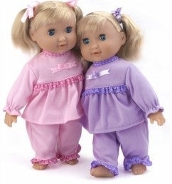 Dukke Rosie med soveøyne 25cm