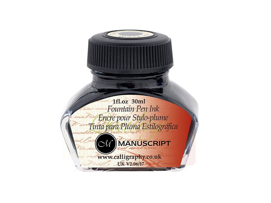 Manuscript Fountain Pen Ink 30ml sort
