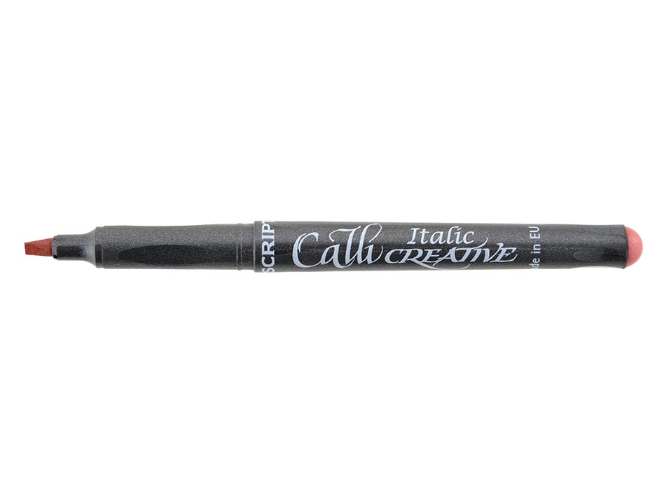 Kalligrafitusj Manuscript Metallic Rosa