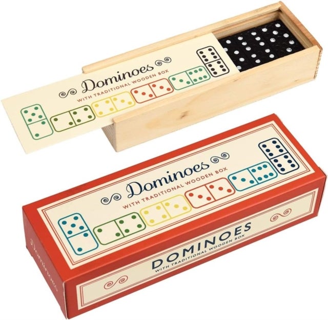 Bilde av Wooden Box Of Dominoes