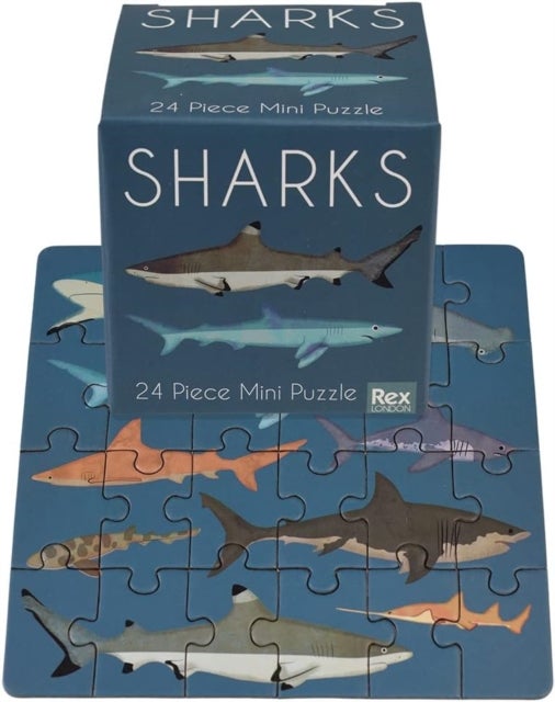Mini jigsaw puzzle - Sharks