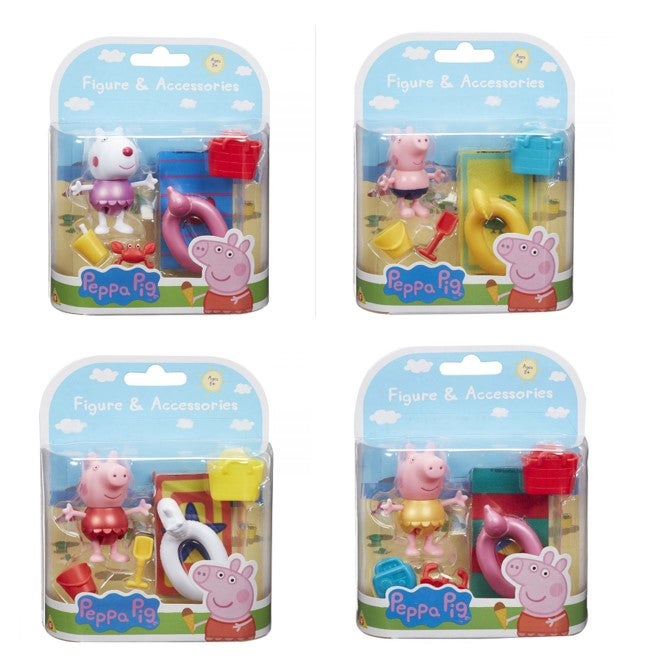 Peppa Pig figure beach theme