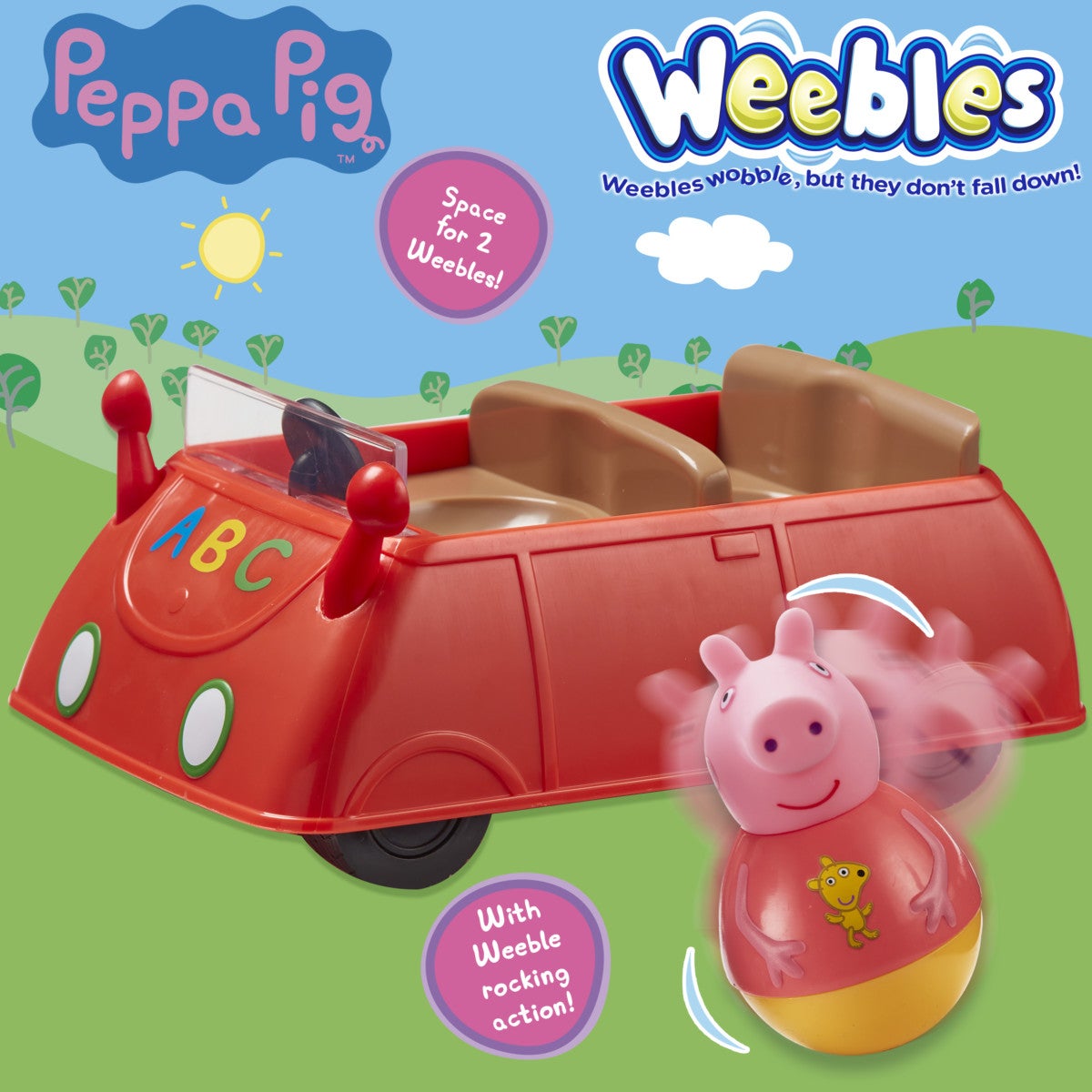 Peppa Pig Weebles S1 Car And Weeble