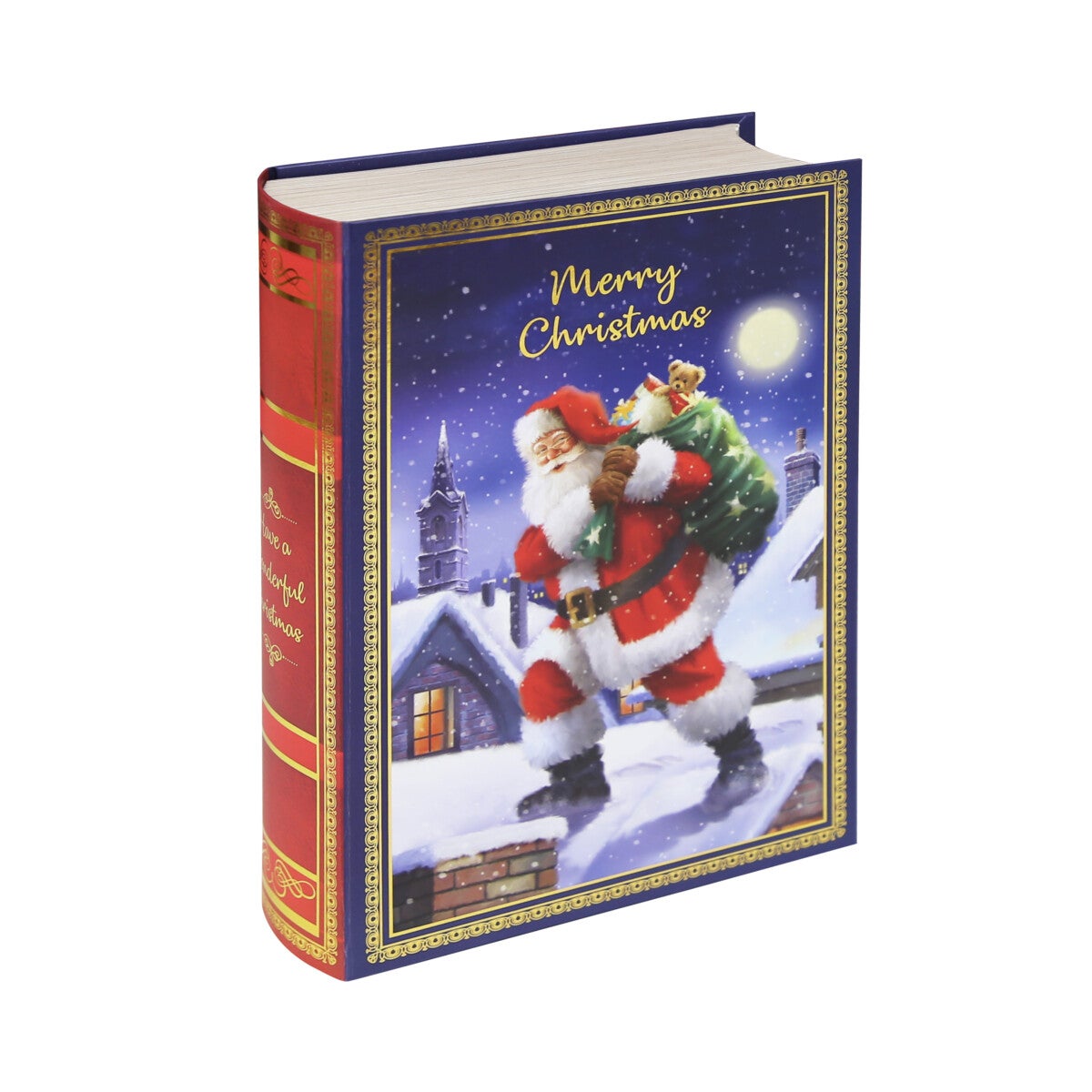 Gaveeske Bok Trad Santa Blå 2