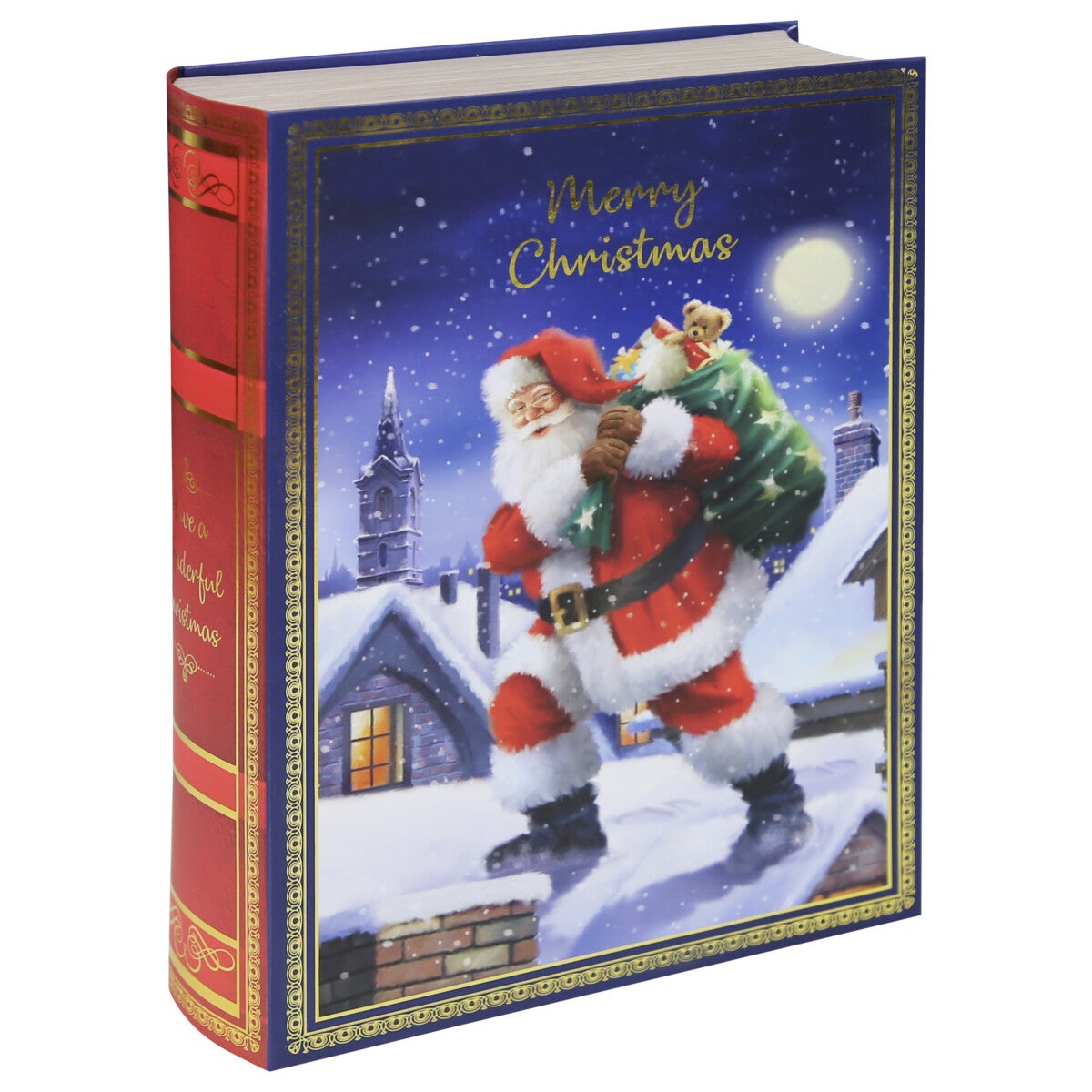 Gaveeske Bok Trad Santa Blå 3