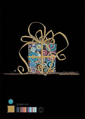 Doble kort 167x118 Jewels  Gift