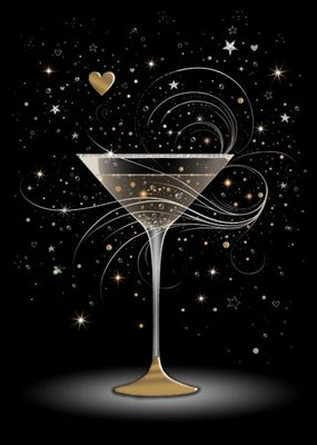 Kort Bug Art Jewels Coctail