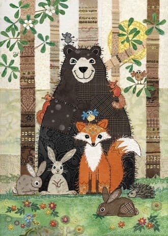 Kort Dobbelt 167x118mm Amy`s Cards Bear & Friends