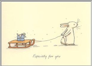 Julekort Two Bad Mice, "Especially for You""