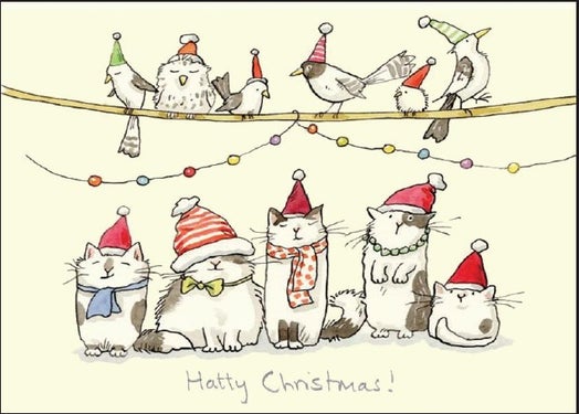 Julekort Two Bad Mice Hatty Christmas